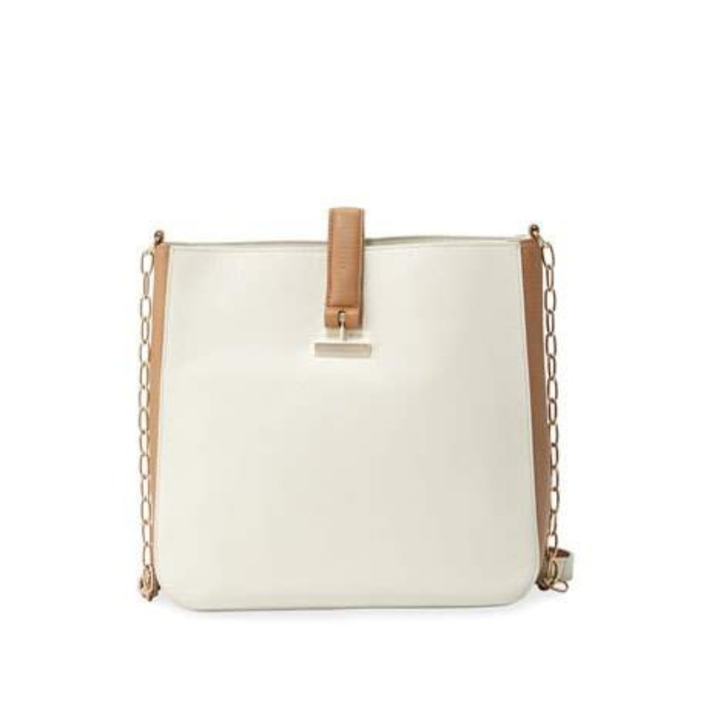 Halston Heritage Leather Bucket Bag